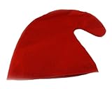 Scherzwelt.de Kostüme und mehr Zwergenmütze für Kinder - Zwergen Mütze Kind - Gnommütze - viele Farben - Gnom Mütze (Rot)