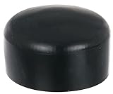 Alberts 654627 Pfostenkappe für runde Metallpfosten | Kunststoff, schwarz | für Pfosten-Ø 60