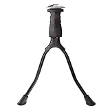 KAMIAK SeitenstäNder Fahrrad,Fahrrad SeitenstäNder Double Bein Fahrrad Kickstand Faltbare Center Mount Mount Bicycle Ständer Fits Fits Fastrad Road Bike Support Side Kick Standfuß