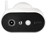 ABUS Zusatz-Kamera Akku-Kamera Pro – Überwachungskamera mit Personenerkennung, inkl. Weißlicht-LED, Gegensprechfunktion & kostenfreier Handy-App (PPIC91000)