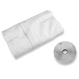 GROCKSTR Air Lock Seal Cloth Plate 4 Meter Hot Airs Stop Conditioner Outlet Sealing Kit for Mobile Air C