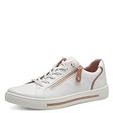 Jana Damen 8-23660-42 Sneaker, White/Rosegold, 40 EU W