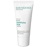 Santaverde/pure mattifying fluid/Gesichtsfluid/gegen Unreinheiten & entzündungshemmend/spendet intensive Feuchtigkeit/hinterlässt Haut rein & geklärt/für unreine Haut/ohne Duft / 100