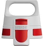 Sigg WMB ONE Top Red Verschluss (One Size), Ersatzteil Trinkflasche, einhändig bedienbarer & auslaufsicherer V