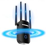 WONLINK 1200Mbit/s Neueste WLAN Verstärker, WLAN Repeater WiFi Verstärker Unterstützung von Repeater/AP/Router Modus/Kabelgebundene Verbindung, WLAN-Booster für 35 Geräte, EU Plug