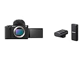 Sony ZV-E1 | Content Creation Vollformatkamera(kompakt und leicht, 4K60p, 12,2 Megapixel, 5 Achsen- und digitale Stabilisierung) + Mikrofon W2BT