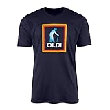 Oldi Man T-Shirt Top Tee – Neuheit Witz Funny Old Age Elderly Birthday Christmas Father's Day Daddy Father Grandad Grandpa Navy White Celebration Gift Present, Navy Prime, XXL