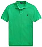 POLO RALPH LAUREN Herren Custom Slim Fit Poloshirt, (Frühjahr/Sommer 2022) Golf Grün, M