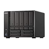 QNAP TS-h973AX-8G 9 Bay Quad-Core QuTS hero NAS-Gehäuse, unterstützt U.2 NVMe SSD und 10GbE/2,5GbE Konnek