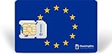 Mobiles Internet Europäische Union EU-SIM-Karte 30GB|Prepaid Daten SIM Karte 5GB, Günstiges Roaming EU|Plan auf Europa-SIM-Karte ist 30 Tage lang gültig|Europa Prepaid SIM-Karte–Mobiles I