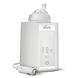Chicco Tragbarer Reise-Flaschen- und Babykostwärmer mit drei Programmen und automatischer Abschaltung, weiß, 14 x 14 x 17,5 cm; 820 G