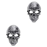 PACKOVE 2St Halloween-Maske halloween maske halloweenmaske faschingsmaske hallowen masks Outfit für Männer führte Schädel Cool kleidung Skelettmaske Schädelmaske gewidmet Zeile einfüg