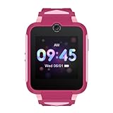 TCL MOVETIME MT42X – Smartwatch für alle Familie – Smart Watch mit GPS – sofortige Kommunikation mit Kindern über 4G – Teilen von Lokalisierung in Direct – Akku mit Langer Lebensdauer – Sakura Pink