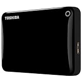 Toshiba Canvio Connect II 500 GB Mobile Festplatte (6,4 cm (2,5 Zoll) USB 3.0) schw