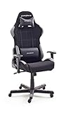 Robas Lund OH/FD01/NG DX Racer 5 Gaming Stuhl/ Büro-/ Schreibtischstuhl, mit Wippfunktion Gamer Stuhl Höhenverstellbarer Drehstuhl PC Stuhl Ergonomischer Chefsessel, schwarz-g