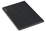 Samsung Book Cover Keyboard Slim EF-DX810 für das Galaxy Tab S9+ / Tab S9 FE+, Einteiliges Tablet Cover, Tablet-Hülle, schlankes, leichtes Design, QWERTZ-Tastatur, POGO-Pin, S Pen Fach, Black