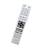 AULCMEET CT-8040 75038887 Ersatzfernbedienung Kompatibel mit Toshiba 4K OLED Smart TV 40T5445DG 40T5435DG 40L5455R 40L5445DG 55L5447DG 40L5443DG 24DM763DG, 32W1665DG, 32W1763DG