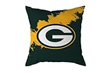 NFL Kissen Green Bay Packers Football Cushion Brush Pillow Sofakissen 50x50