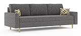 Sofini Couch Etna mit Schlaffunktion! Best Couch! Couch mit Bettkasten! (Lux 06)