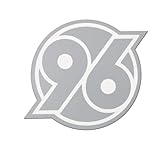 H 96 Hannover 96 Aufkleber Sticker Logo transparent Silber 6