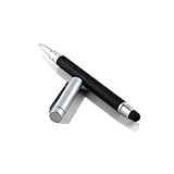 Slabo Stylus Pen für Smartphone/Phablet/Tablet Eingabestift und Kugelschreiber Touch Stift – schwarz/Silb