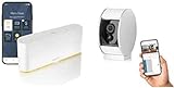 Somfy 1870595 - Tahoma Switch | intelligente Smart Home - Zentrale + Somfy 2401507 - Innenkamera | Motorisierte Blende | Bewegungsmelder & Nachtsicht | Lautsprecher & Mik