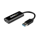 StarTech.com USB 3.0 auf HDMI Adapter - 1080p(1920x1200) - Kompakter USB auf HDMI Adapter für Monitor - Externe USB Grafikkarte - USB A auf HDMI Adapter - USB zu HDMI - Schwarz - Windows (USB32HDES)