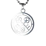 Steelmonks Zunft-Halskette aus Edelstahl | Geschenk für Handwerker | Zunftzeichen Geschenk | (Schlosser)