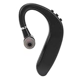 Naroote Headset, Graphen-Membran-Soundeinheit, Lange Lebensdauer, Einohriger -Kopfhörer, Extrem Niedrige Latenz, mit USB-Ladekabel Zum Fahren (Black)