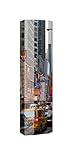 Badschrank Flake 290 Midi Motiv 02 New York Manhattan 3 Böden drehbar Metall 29x105