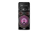 LG XBOOM RNC7, 3-Wege-Soundsystem mit 5 Lautsprechern (Dolby Audio, Karaoke- & DJ-Funktionen, Beleuchtung), Schwarz [Modelljahr 2023]