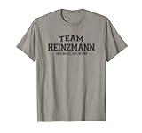 Team Heinzmann | stolze Familie - Nachname Geschenk T-S