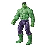 Marvel Avengers Titan Hero Serie Blast Gear Deluxe Hulk Action-Figur, 30 cm großes Spielzeug, Für Kinder ab 4 J