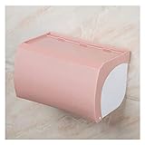 Toilettenpapierhalter Tissue Box Cover Toilettenpapierhalter Kreative Wandhalterung Badezimmer Haus- und Bürozubehör Punch-freie Regaldekor Multifunktionaler Toilettenpapierhalter (Color : Green)