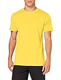 Build Your Brand Herren T-shirt Round Neck T Shirt, Gelb (Taxi Yellow), XL EU