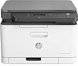 HP Color Laser 178nwg Multifunktions-Farblaserdrucker (Drucker, Scanner, Kopierer, WLAN, Airprint), weiß-grau,Drucken+Kopieren+S