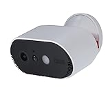 ABUS WLAN Zusatz Akku Cam (PPIC90520) - komplett kabellose, designprämierte Überwachungskamera mit Push-Nachricht bei Bewegungsalarm, Farbbildern sogar nachts sowie Zugriff per App