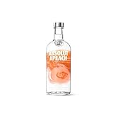 Absolut Vodka Apeach – Absolut Vodka mit asiatischem Pfirsich – Absolute Reinheit und einzigartiger Geschmack in ikonischer Apothekerflasche – 1 x 1 L