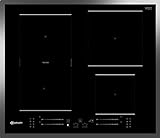 Bauknecht Induktions-Kochfeld BS 7160C FT / Flexi Duo / Booster/ Direct Access-Touch Control / Restwärmeanzeige/ flacher Edelstahl-Rahmen 50.7 x 67 x 54