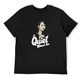 Quiet Without You Game Metal Gear Solid Mens T-Shirt Graphic Printed Black Tee XXL
