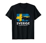 Schweden Skandinavien Schwedisch Elchbulle Midsommar Sverige T-S