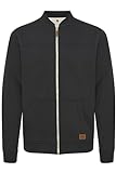 Blend Arco Herren Sweatjacke Collegejacke Cardigan Jacke mit Kurzem Stehkragen, Größe:XL, Farbe:Black (70155)