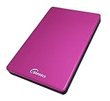 Sonnics 500GB rosa Externe tragbare Festplatte Typ C USB 3.1 kompatibel mit Windows-PC, Mac, Smart TV, Xbox One/Series X und PS4/PS5