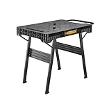 Stanley FATMAX Express Klappwerkbank - Tragbare Arbeitsfläche mit 450 kg großer Tragfähigkeit, klemmkompatibel, 10 kg Gewicht, FMST1-75672