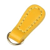Uitndvyte PU-Leder-Reißverschlussschieber, Reißverschluss-Kopf, Reißverschluss-Anhänger, Zugband, Reißverschlussabzieherkopf, Ersatz für Taschenreparatur, 2 Stück