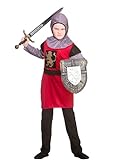 Wicked Costumes Mittelalterliches Ritter-Kostüm für Jungen, Größe L (8–10 Jahre)