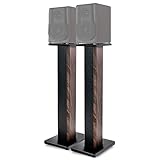 Lautsprecherständer aus Holz, 90 cm, für Heimkino-HiFi-Desktop- und Satelliten-Lautsprecher, Monitorständer, verbessertes Audio-Hörerlebnis für Heimk