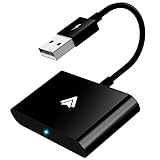 UWECAN Android Auto Wireless Adapter, Wireless Android Auto Dongle Konvertieren Wired Android Auto zu Wireless für Android 11 und Höher, für Autos ab 2017
