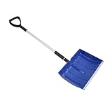 Tragbare Schneeschaufel, Mehrzweck -leichte Schneeschaufel mit Großer Kapazität, Robuster Struktur, Einstellbarer Länge, Camp -Notfallschaufel (Blue)