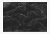 Stoff am Stück Stoff Polyester Langflor Fell schwarz 4 cm Fellimitat Fellstoff Webpelz weich langflorig